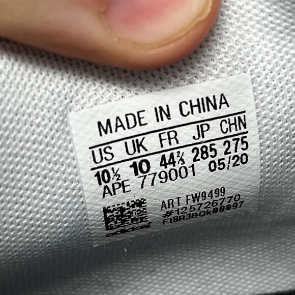 Adidas Pro Boost Low White Onix Grey Basketball Shoes Mens 10.5 FW9499 - Picture 8 of 8